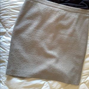 Grey pencil skirt